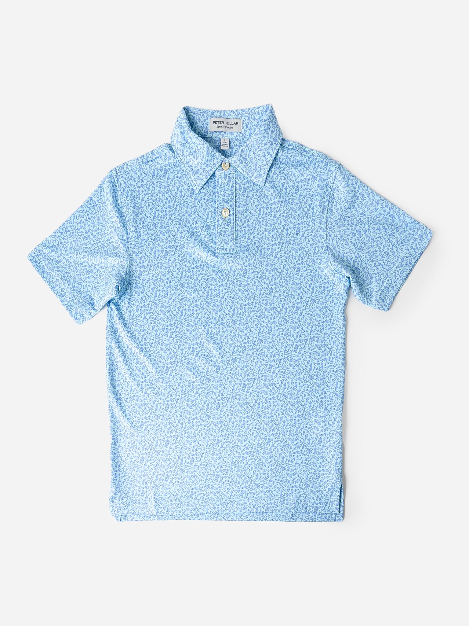 Peter Millar Youth Collection Boys' Lizard King Performance Jersey Pol ...