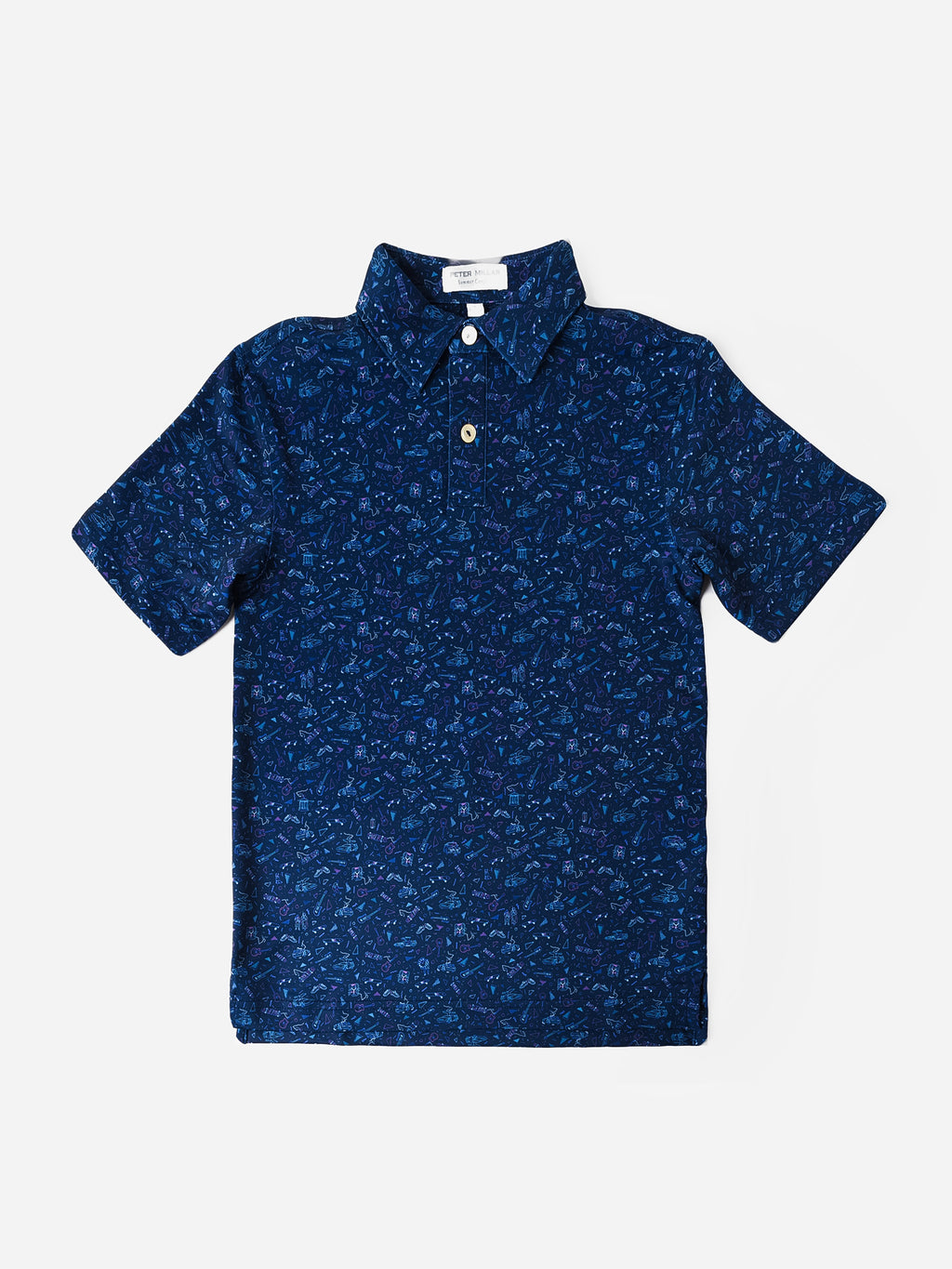 Peter Millar Youth Collection Boys' 1985 Performance Jersey Polo - Saint Bernard