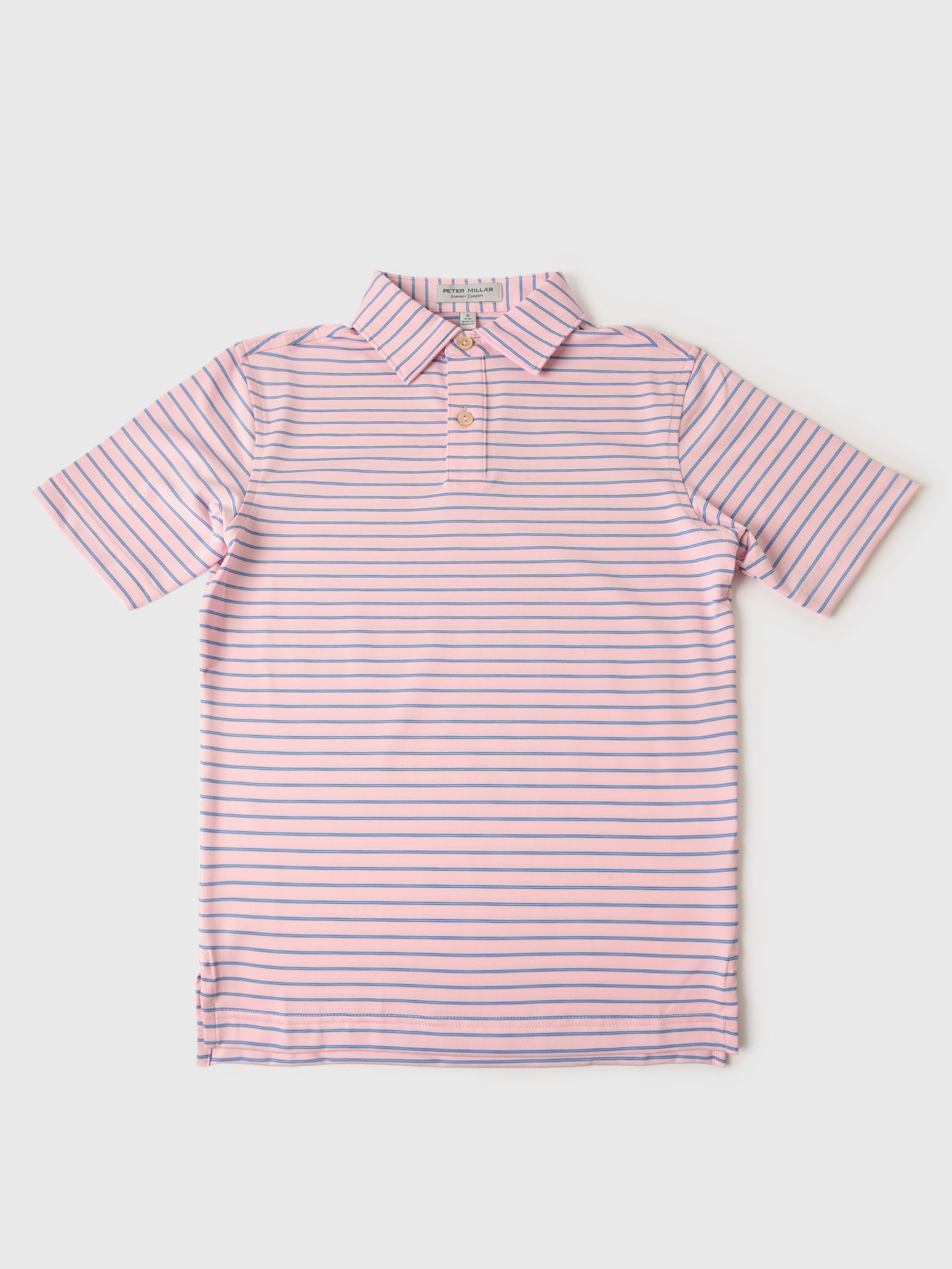 Peter Millar Youth Collection Boys' Drum Performance Jersey Polo - Saint Bernard