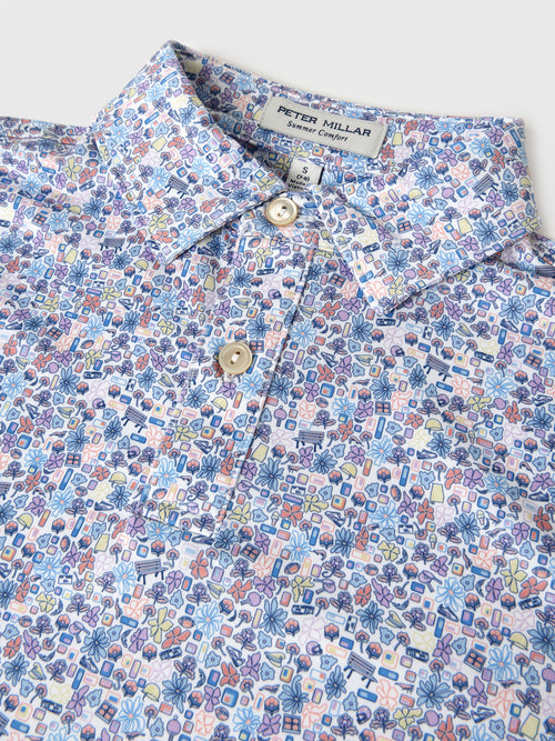 Peter Millar Youth Collection Boys' Groovy Performance Jersey Polo