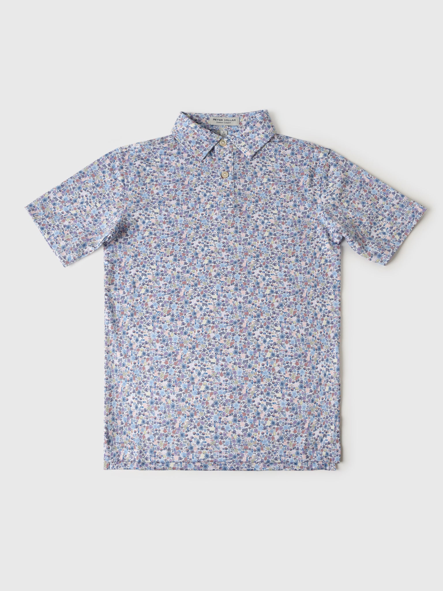 Peter Millar Youth Collection Boys' Groovy Performance Jersey Polo - Saint Bernard