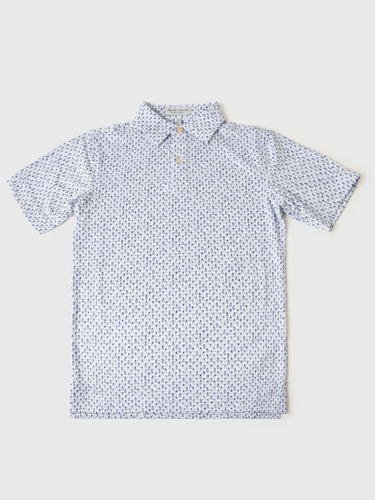 Peter Millar Youth Collection Boys' Pina Skullada Performance Jersey Polo - Saint Bernard