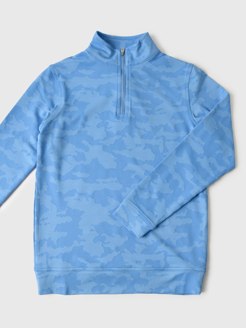 Peter Millar Youth Collection Boys' Perth Camo Performance Quarter-Zip - Saint Bernard