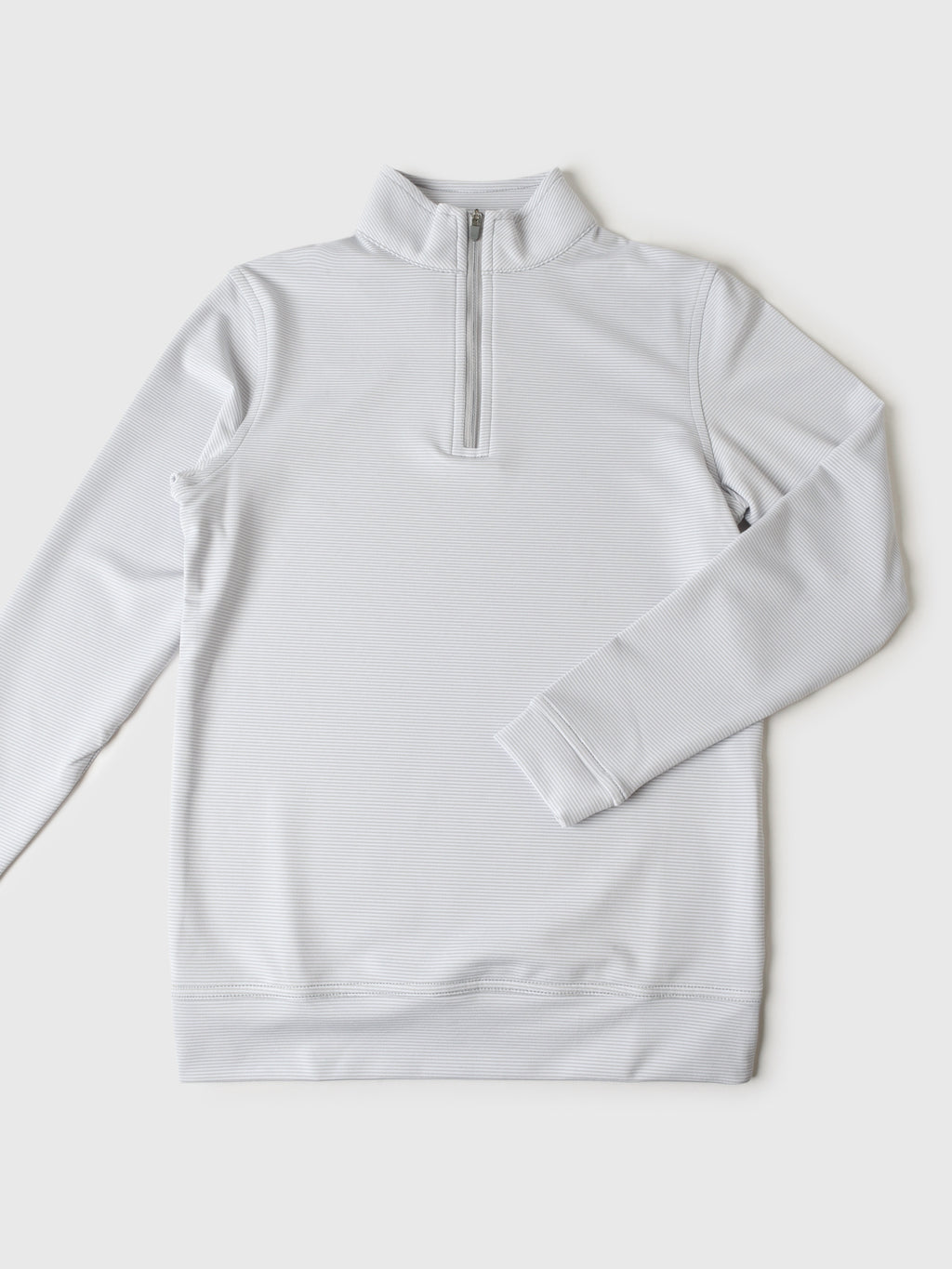 Peter Millar Youth Collection Boys' Perth Sugar Stripe Performance Quarter-Zip - Saint Bernard