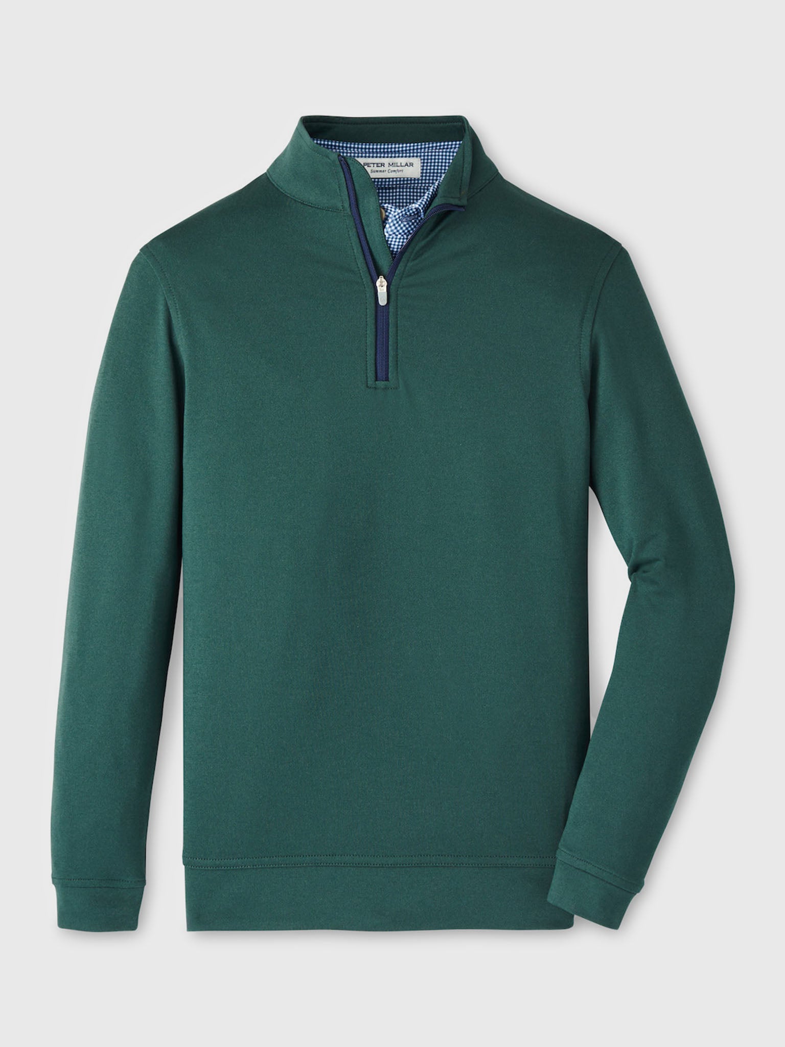 Peter Millar Youth Collection Boys' Perth Mélange Performance Quarter-Zip - Saint Bernard