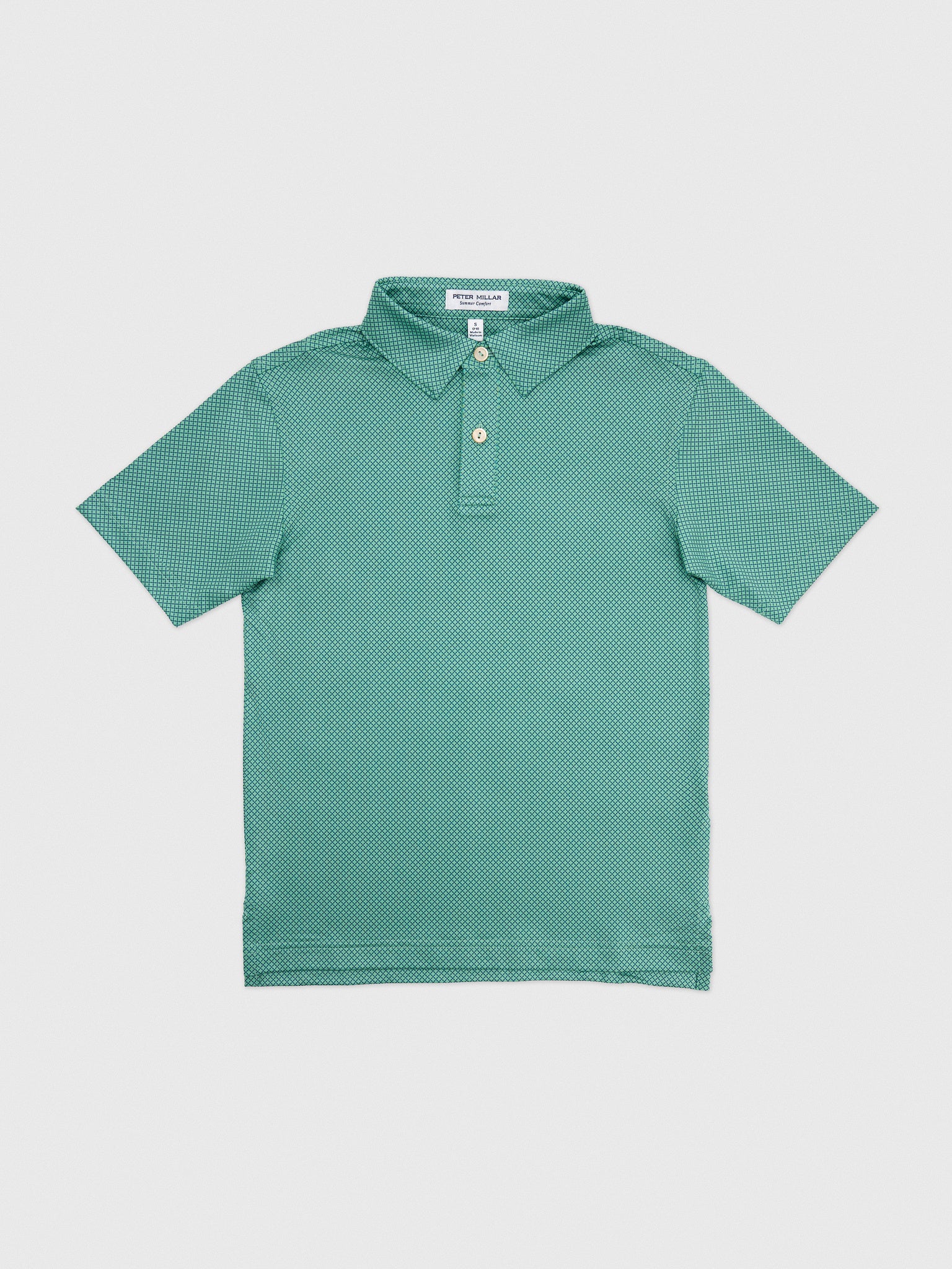 Peter Millar Youth Collection Boys' Fulton Performance Jersey Polo - Saint Bernard
