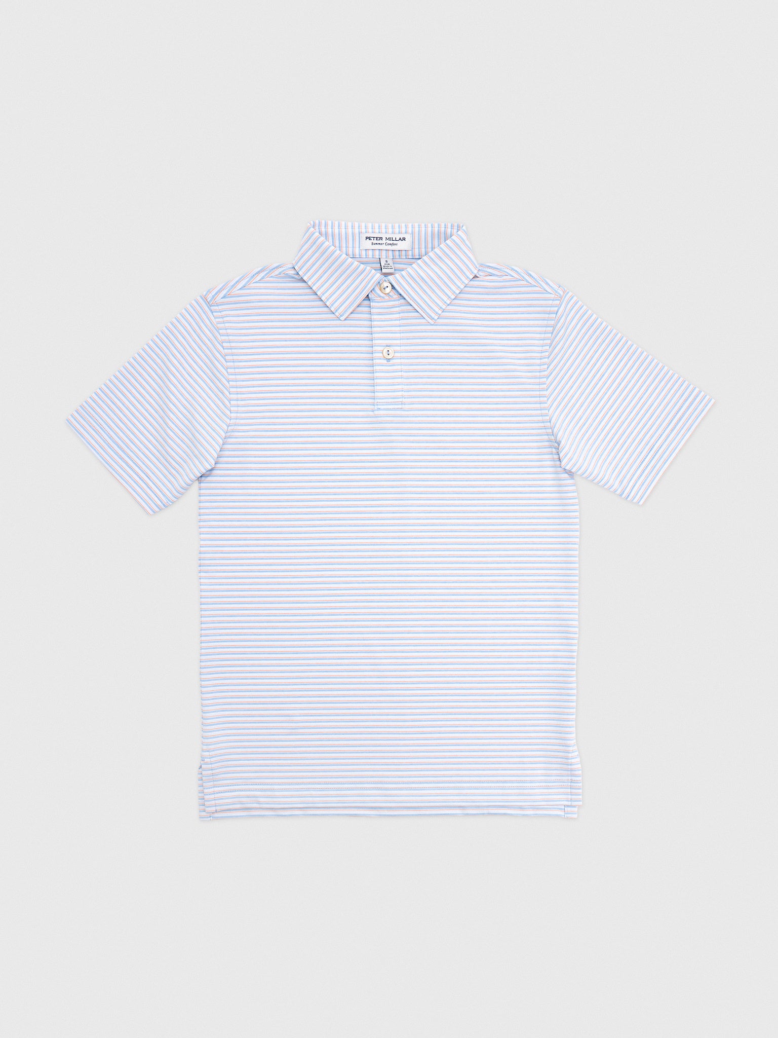 Peter Millar Youth Collection Boys' Brooks Performance Jersey Polo - Saint Bernard