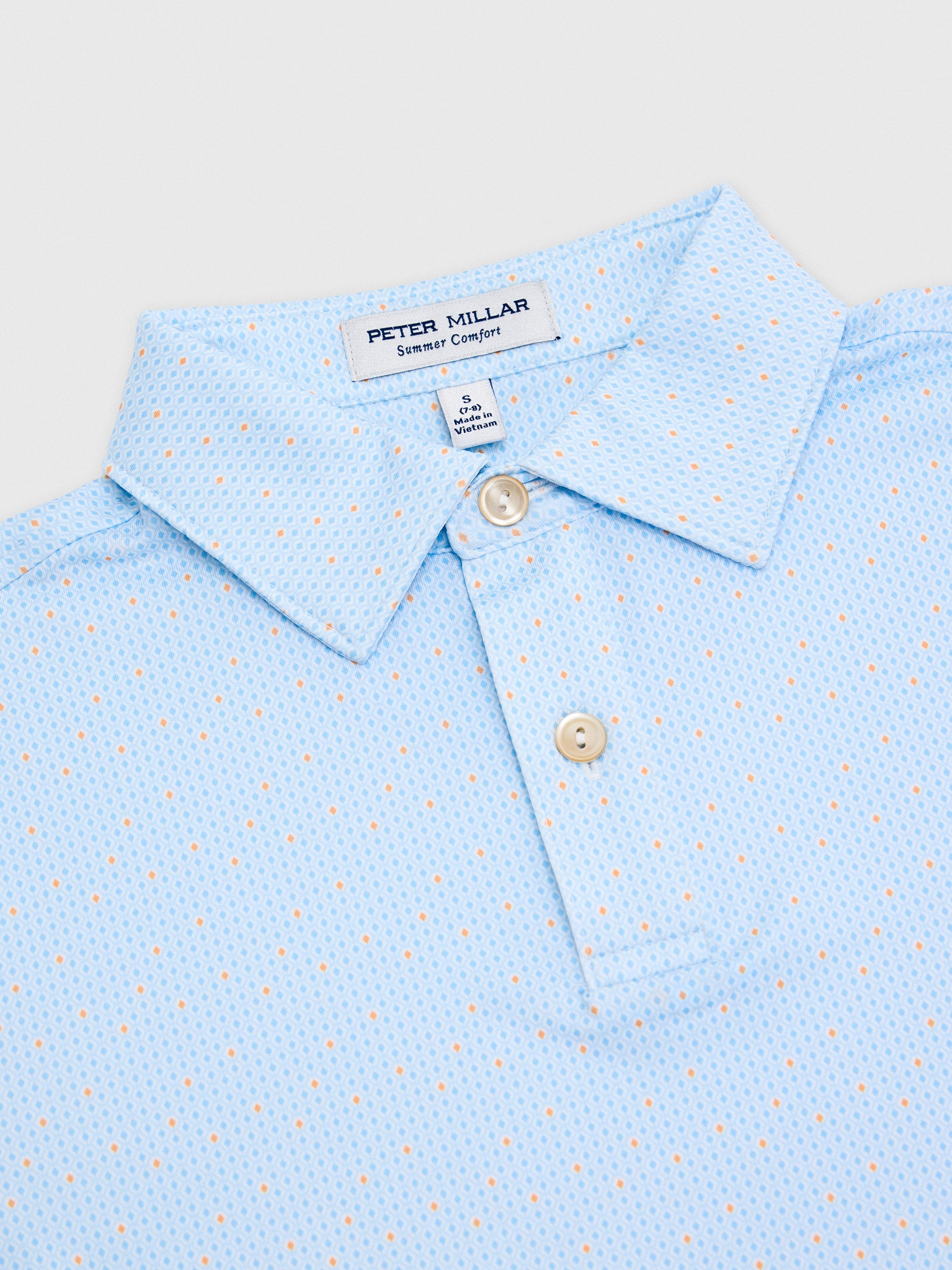 Peter Millar Youth Collection Boys' Bartlett Performance Jersey Polo - Saint Bernard