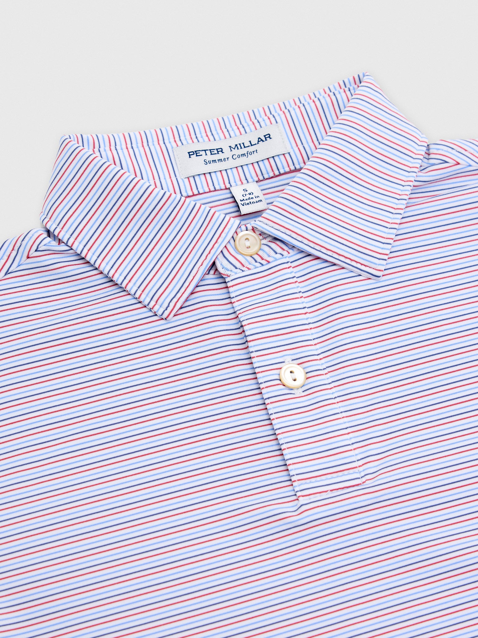 Peter Millar Youth Collection Boys' Pierce Performance Jersey Polo - Saint Bernard