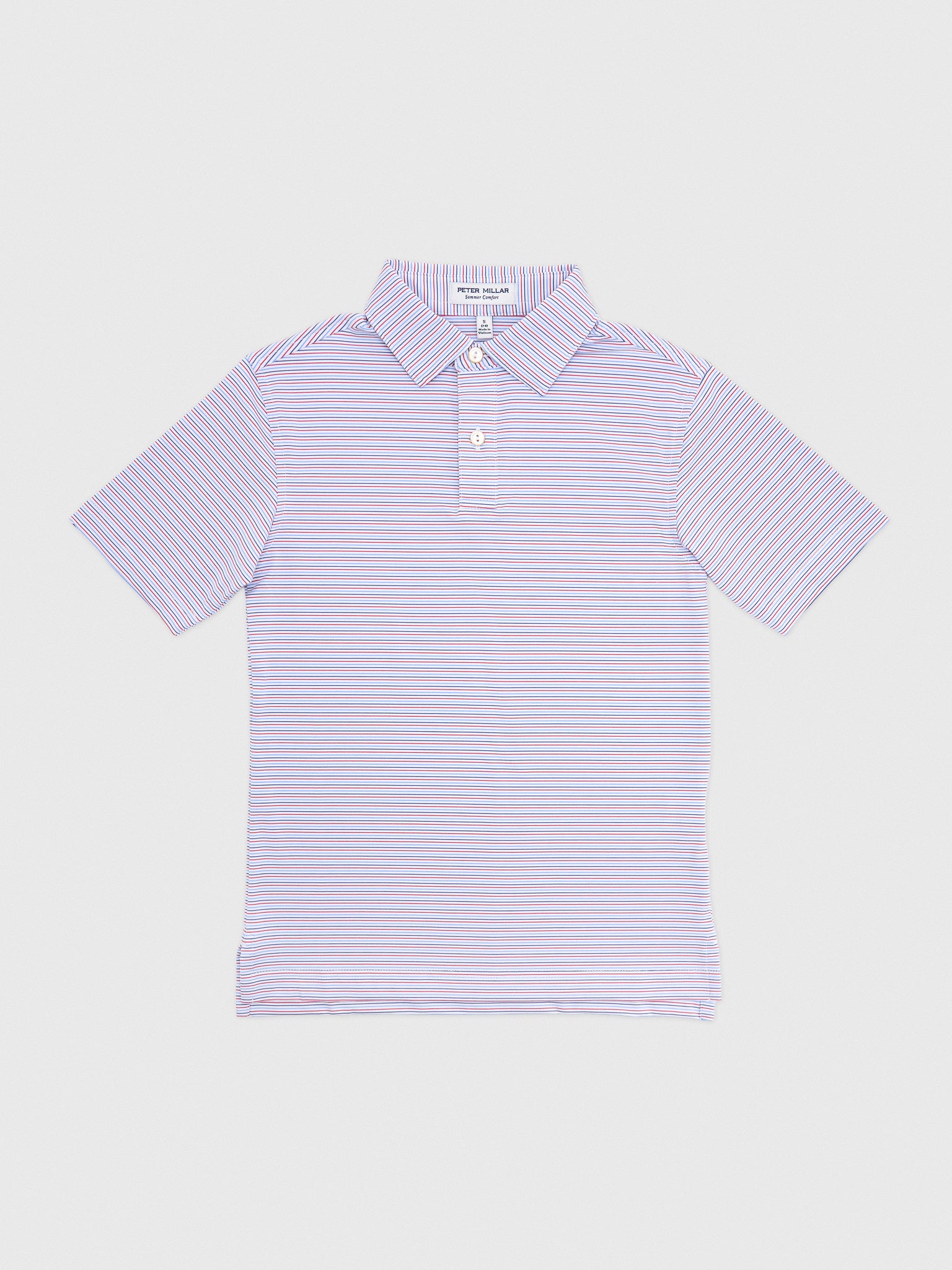 Peter Millar Youth Collection Boys' Pierce Performance Jersey Polo - Saint Bernard