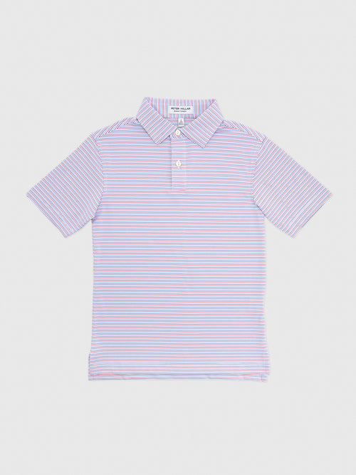 Peter Millar Youth Collection Boys' Pierce Performance Jersey Polo