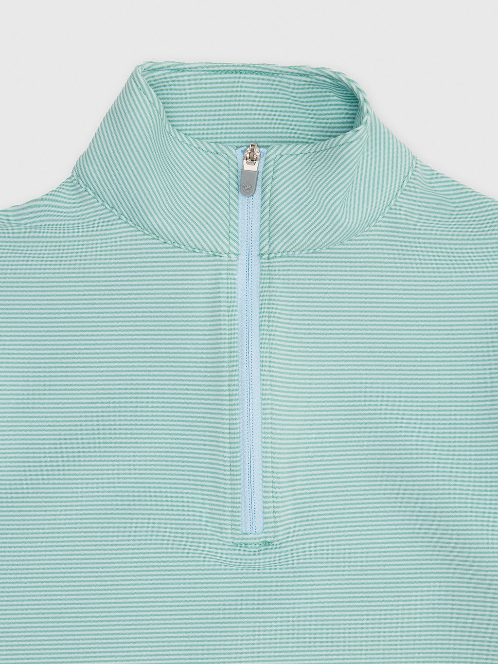 Peter Millar Youth Collection Boys' Perth Sugar Stripe Performance Quarter-Zip - Saint Bernard