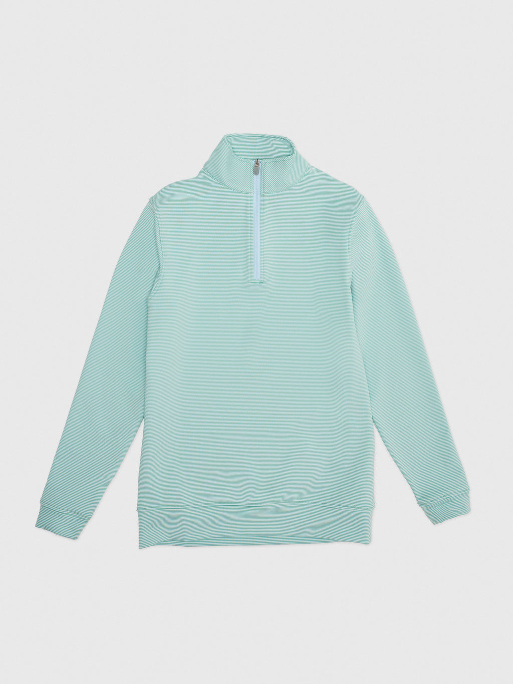 Peter Millar Youth Collection Boys' Perth Sugar Stripe Performance Quarter-Zip - Saint Bernard