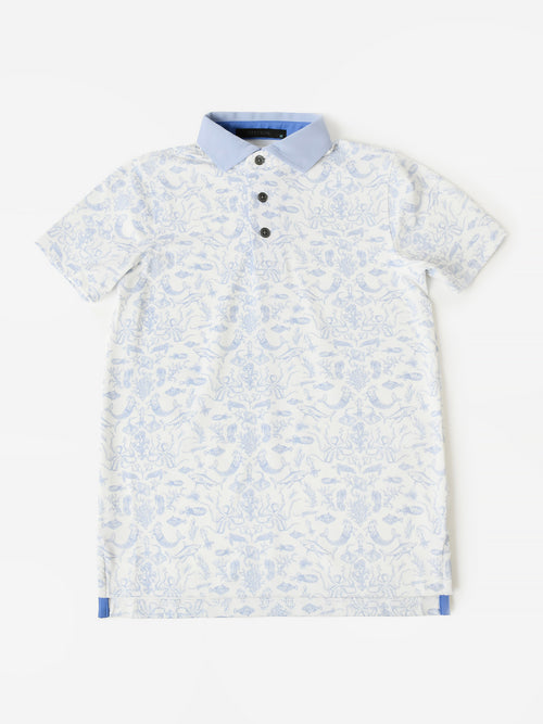 Greyson Boys' Ocean Curiosities Polo