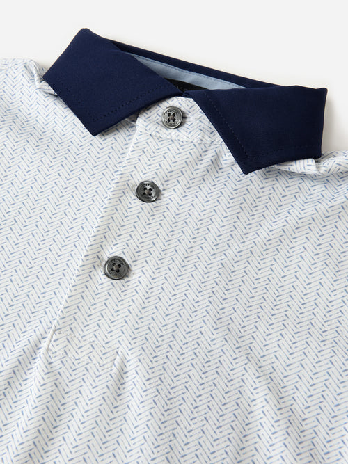 Greyson Boys' Herringbow Polo