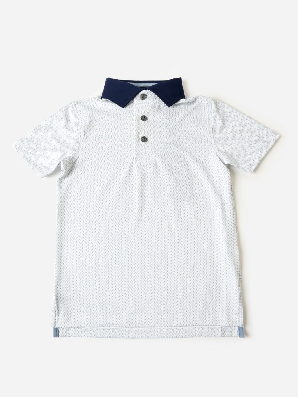 Greyson Boys' Herringbow Polo - Saint Bernard
