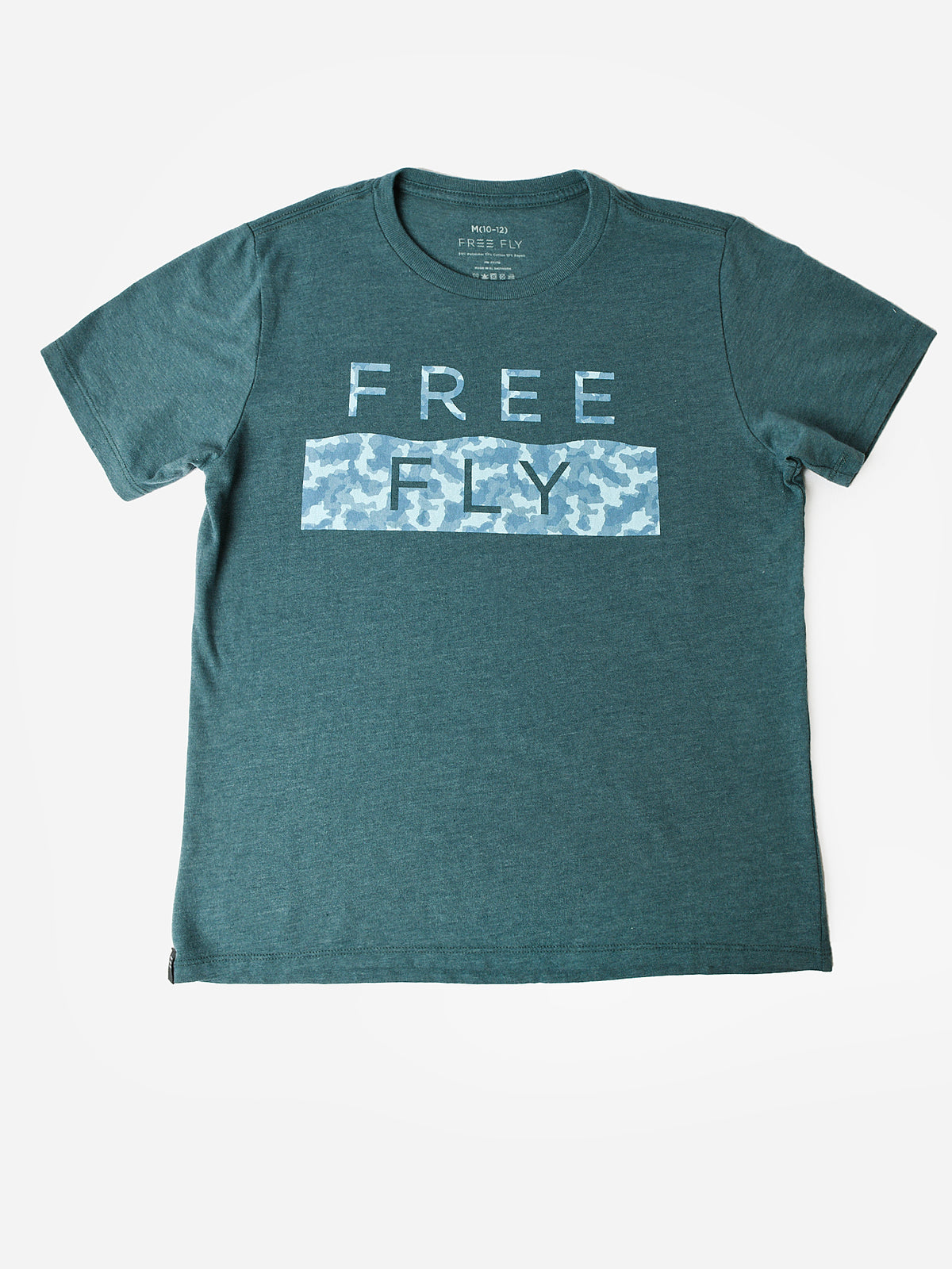 Free Fly Boys' Clearwater Camo Tee - Saint Bernard