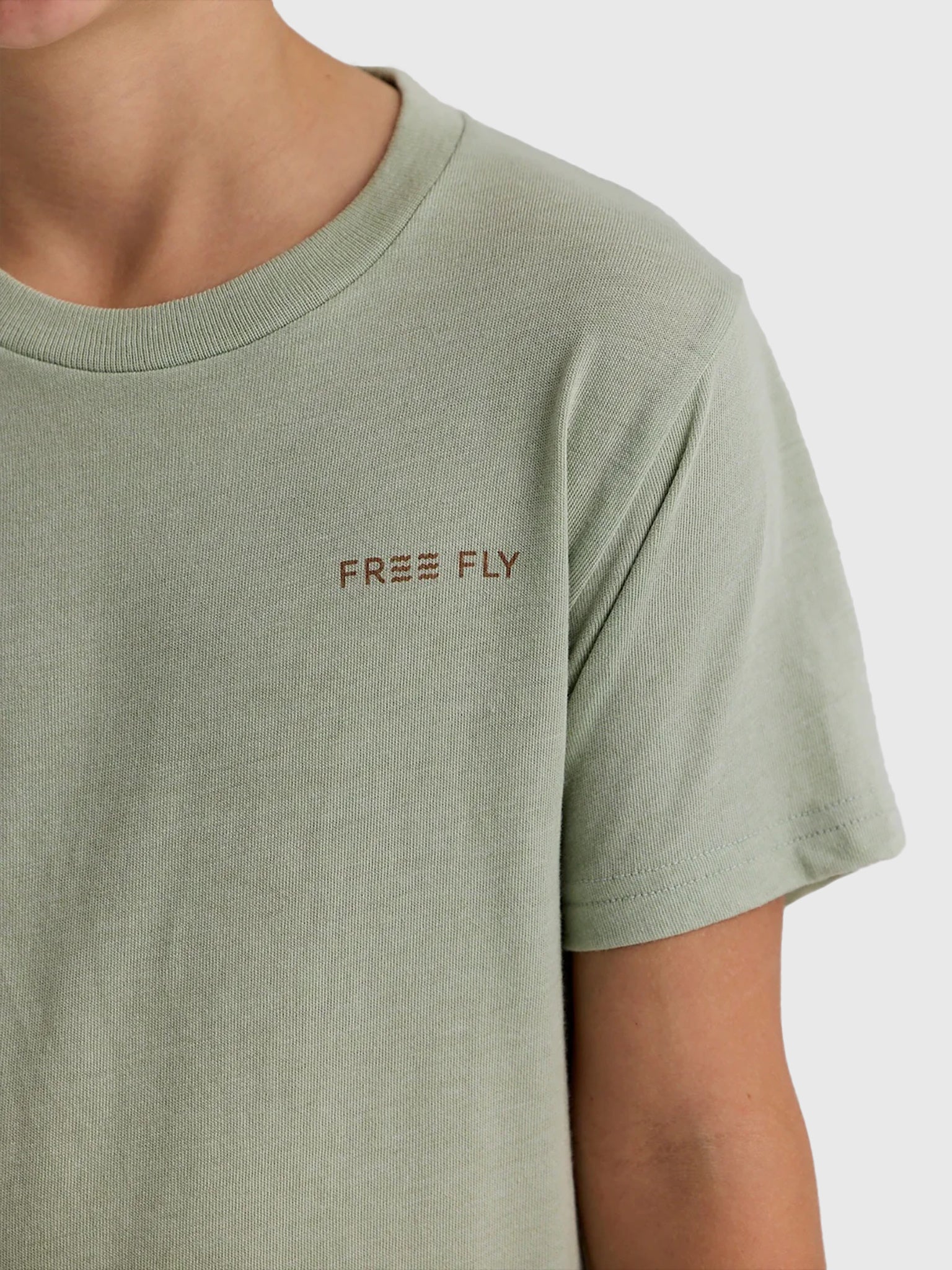 Free Fly Boys' Vintage Camo Redfish Tee - Saint Bernard