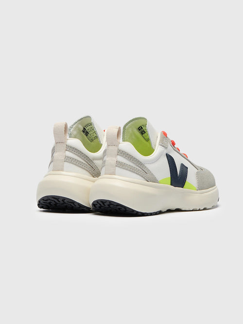 VEJA Kids' Small Canary Elastic Laces Leather Sneaker