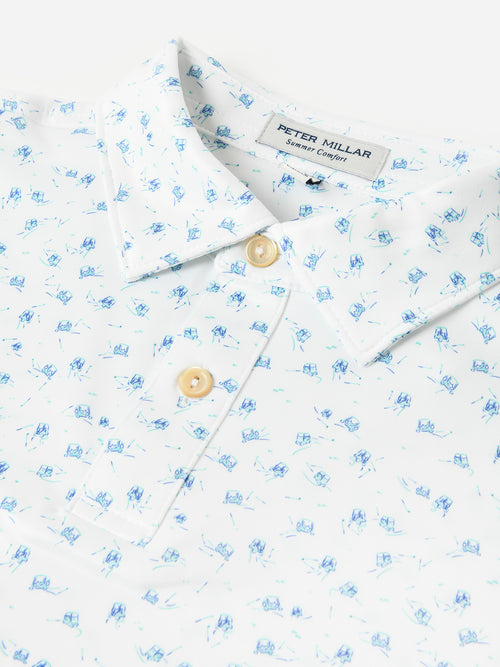 Peter Millar Youth Collection Boys' Carts Performance Jersey Polo
