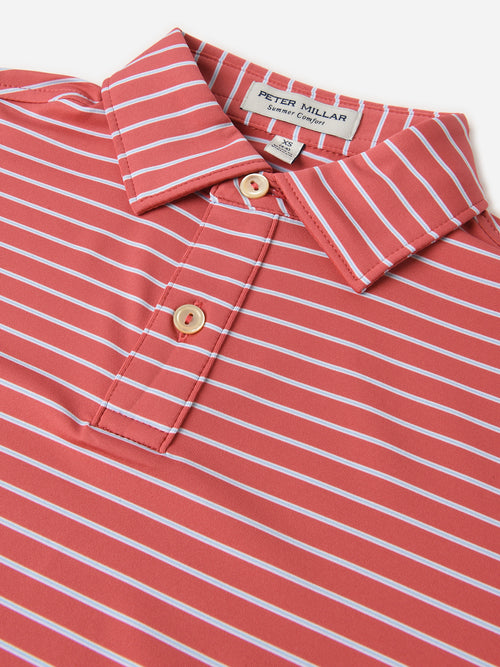 Peter Millar Youth Collection Boys' Drum Performance Jersey Polo