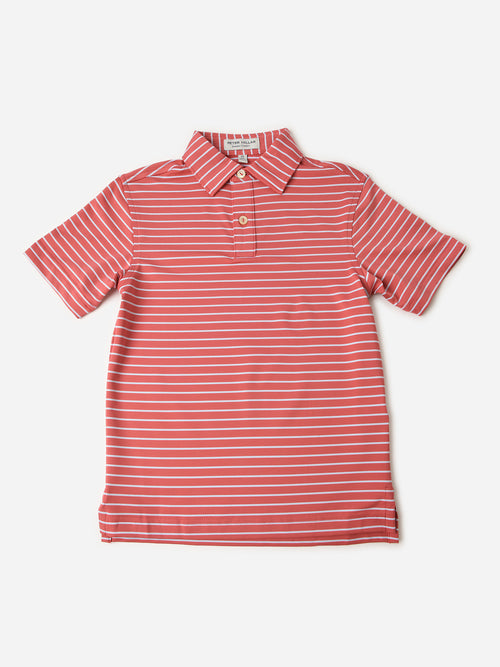 Peter Millar Youth Collection Boys' Drum Performance Jersey Polo