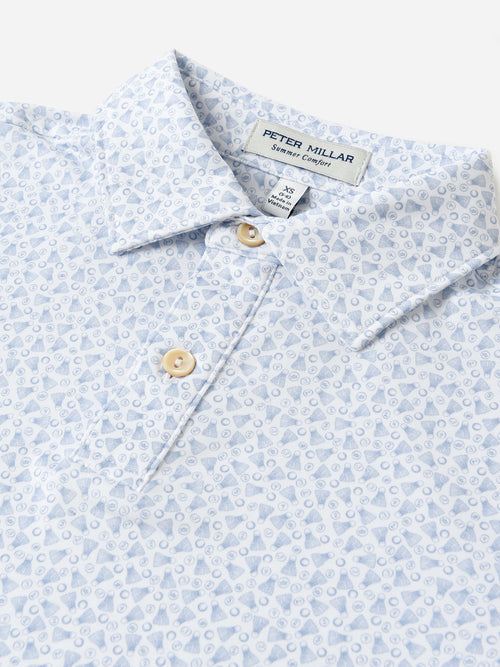 Peter Millar Youth Collection Boys' Birdie Time Performance Jersey Polo