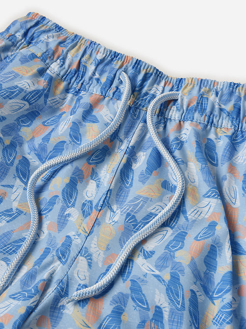 Peter Millar Youth Collection Boys' Parrot Talk Swim Trunk