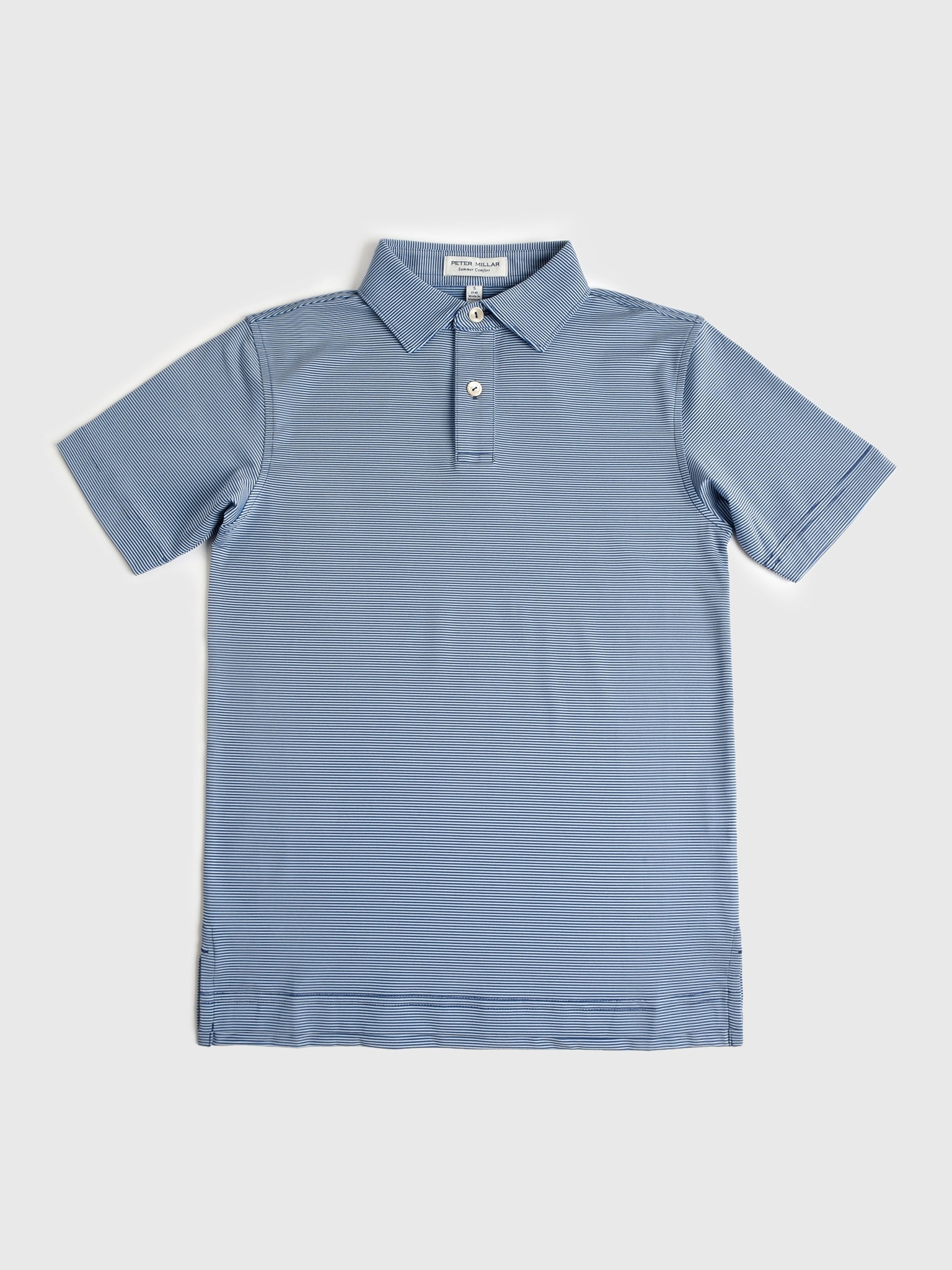 Peter Millar Youth Collection Boys' Jubilee Performance Jersey Polo - Saint Bernard
