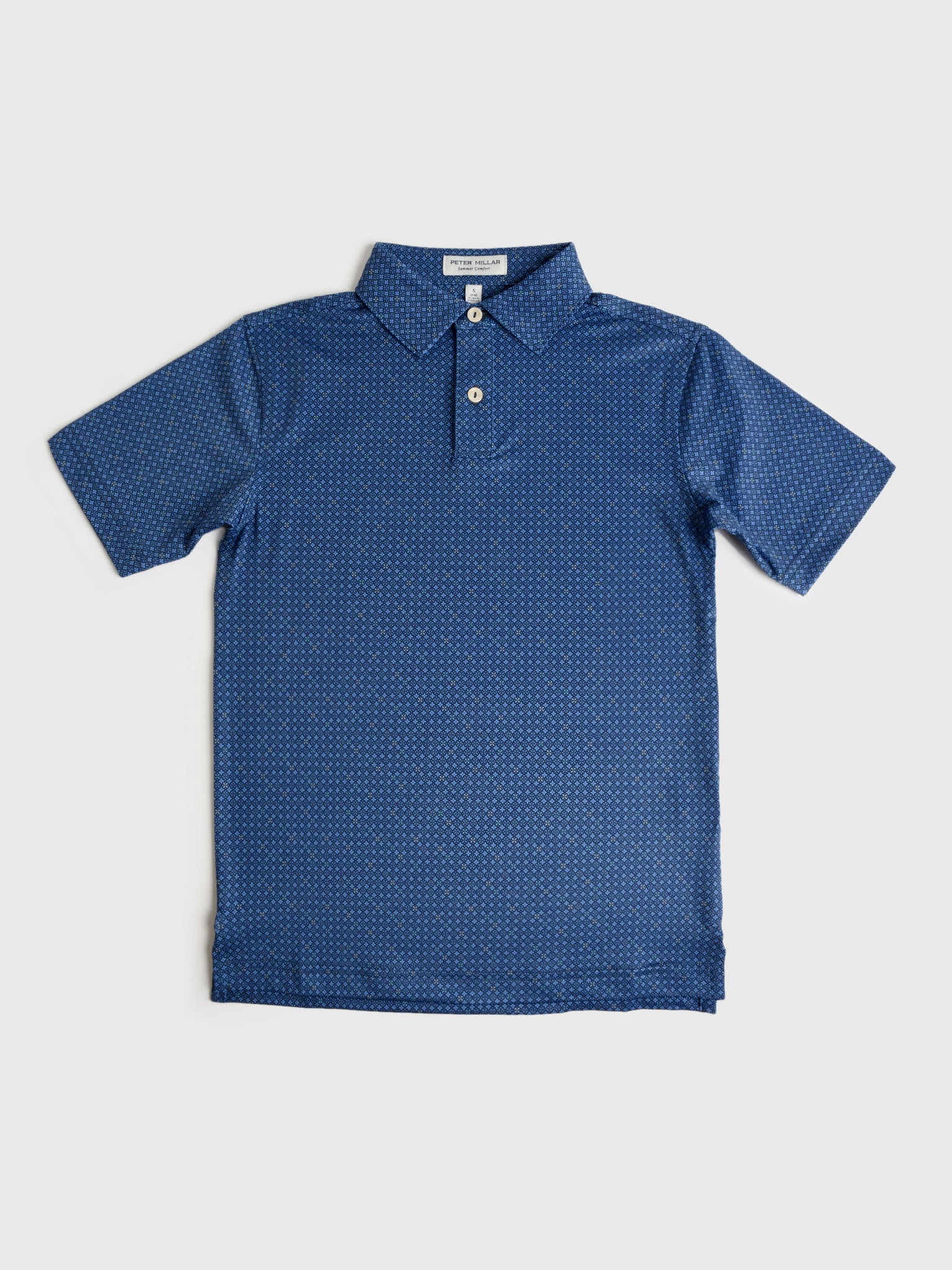 Peter Millar Youth Collection Boys' Castellina Performance Jersey Polo - Saint Bernard