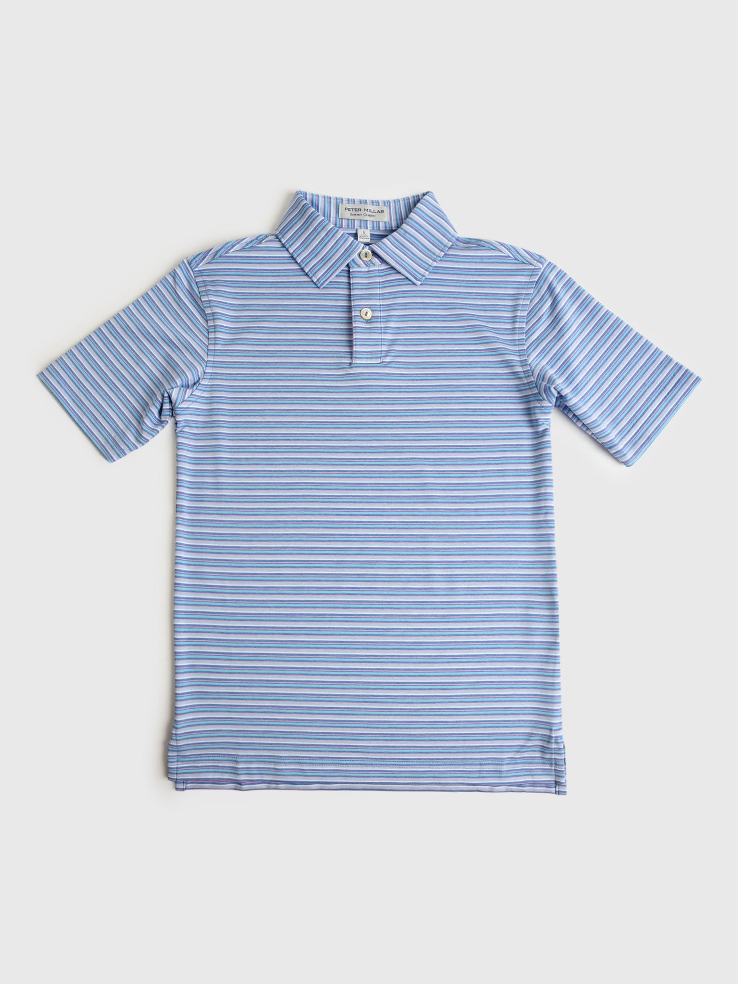 Peter Millar Youth Collection Boys' Avent Performance Jersey Polo - Saint Bernard