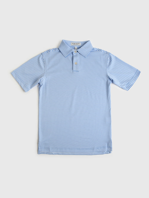 Peter Millar Youth Collection Boys' Linden Performance Jersey Polo
