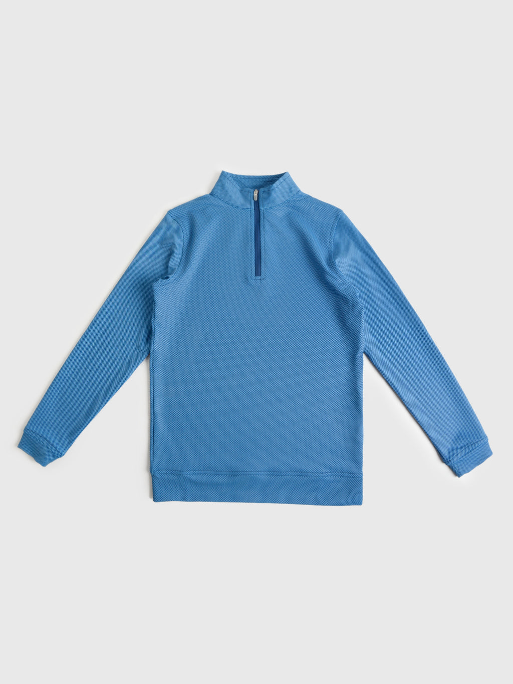 Peter Millar Youth Collection Boys' Perth Birdseye Performance Quarter-Zip - Saint Bernard