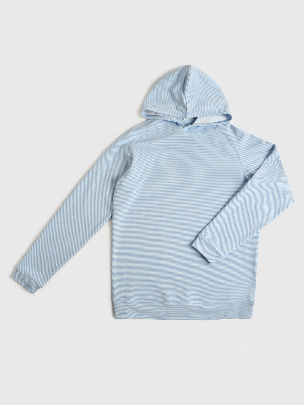 Peter Millar Youth Collection Boys' Pine Sugar Stripe Performance Hoodie - Saint Bernard