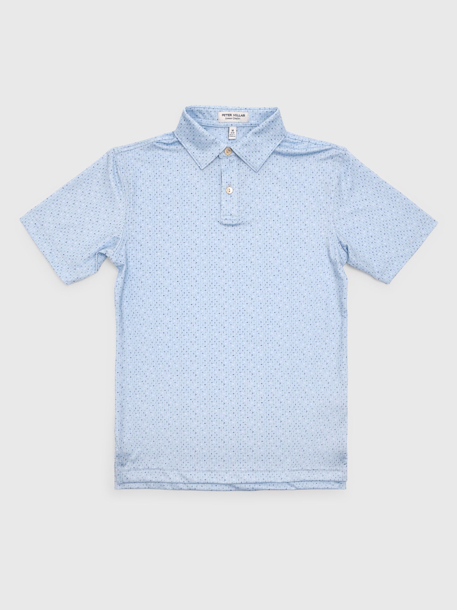 Peter Millar Youth Collection Boys' Pennants Performance Jersey Polo - Saint Bernard