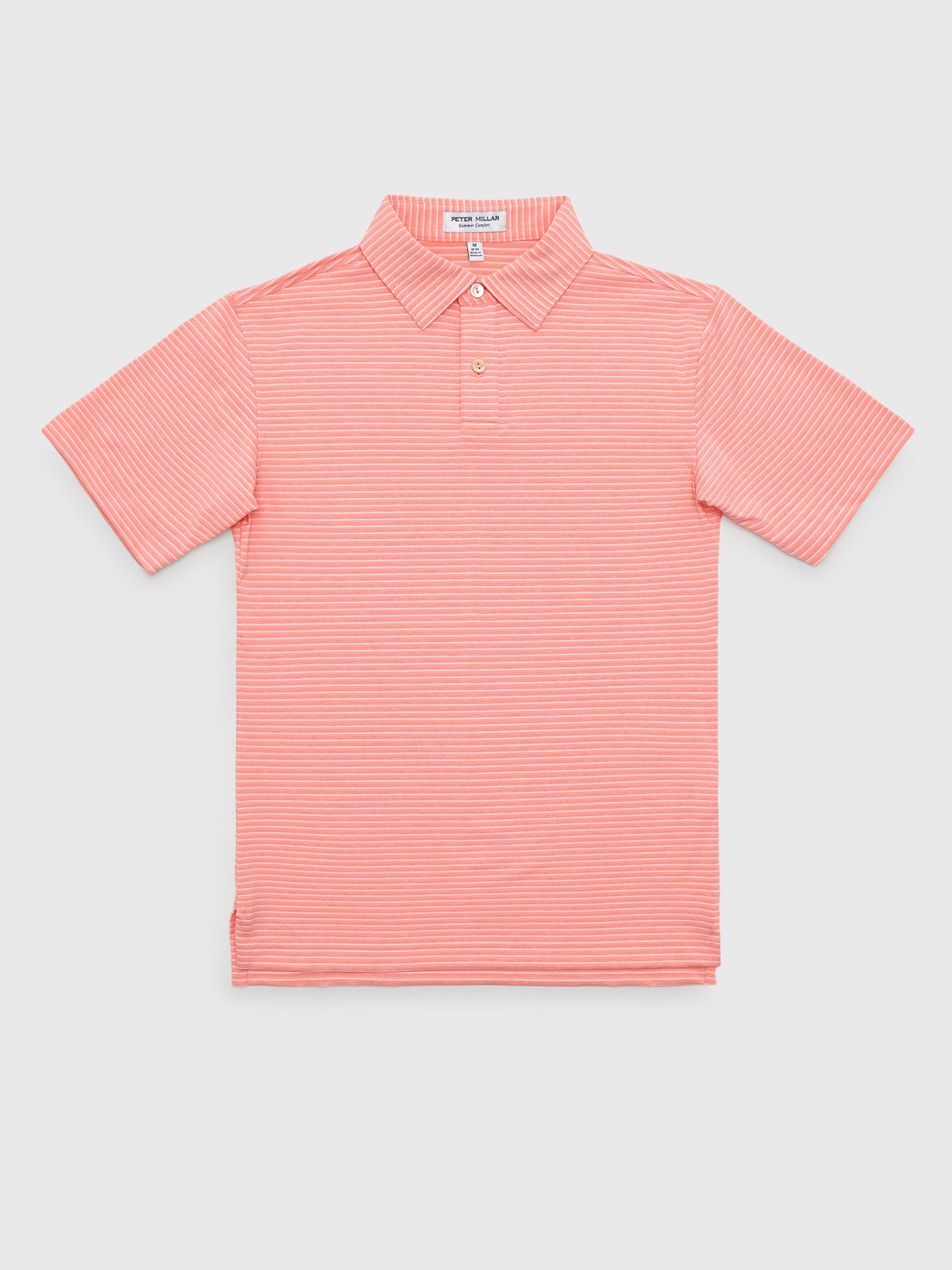 Peter Millar Youth Collection Boys' Merion Performance Jersey Polo - Saint Bernard