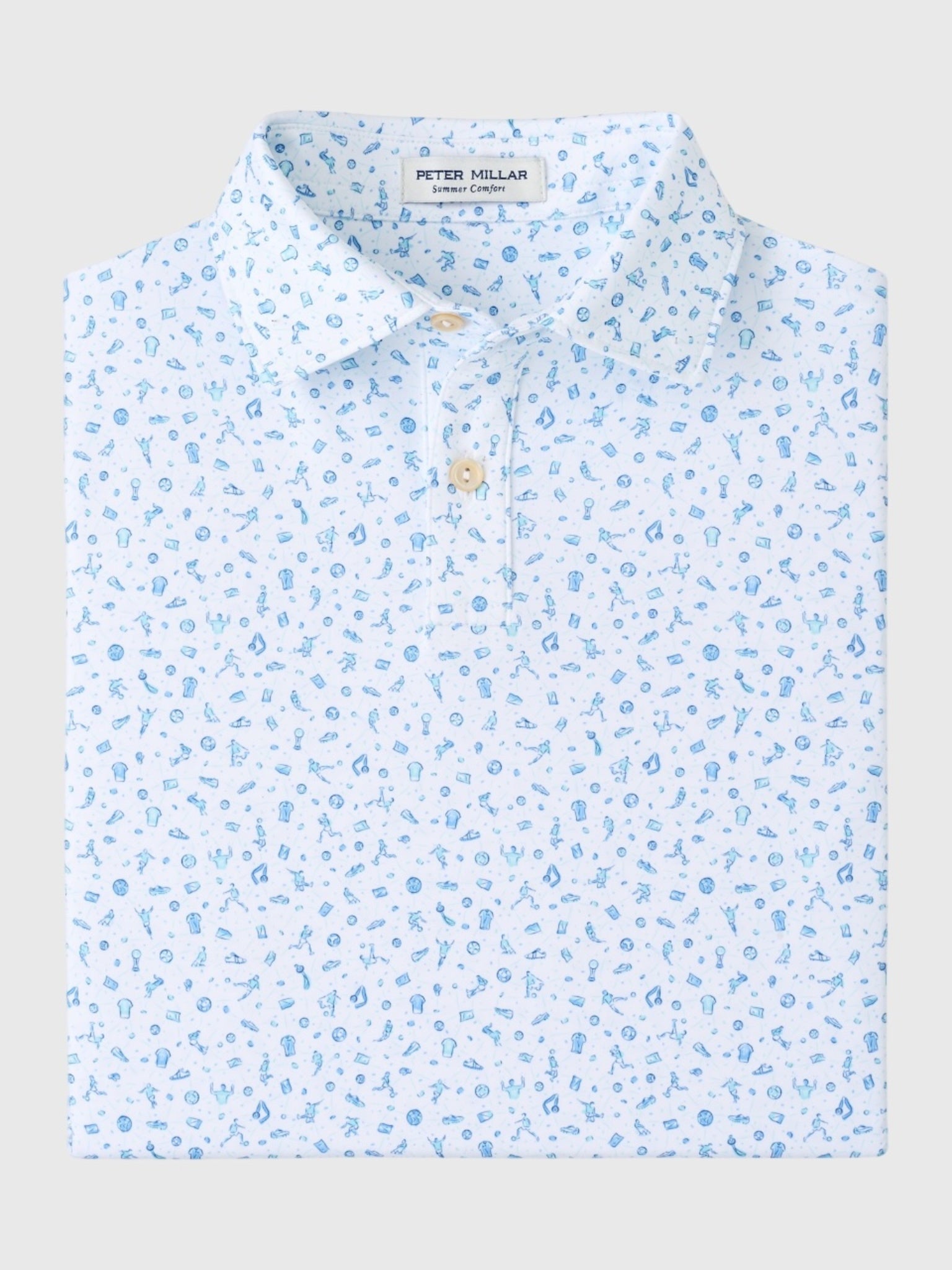 Peter Millar Youth Collection Boys' Goalie Performance Jersey Polo - Saint Bernard