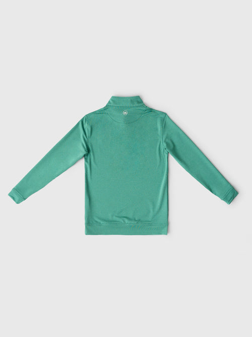 Peter Millar Youth Collection Boys' Perth Mélange Performance Quarter-Zip