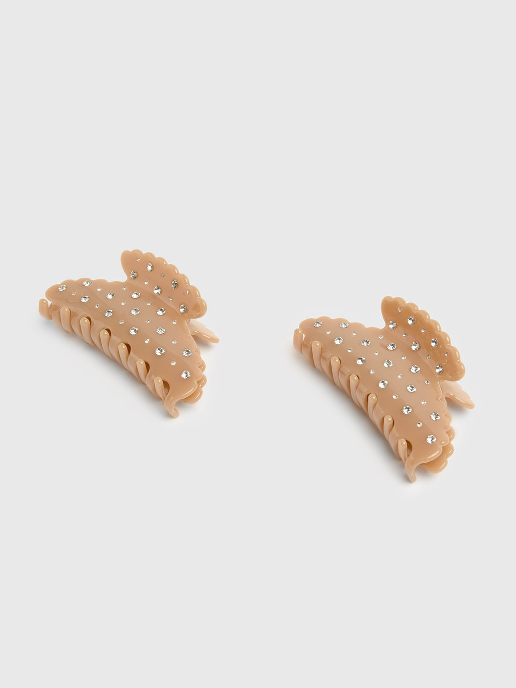 Loeffler Randall Yuri Rhinestone Hair Clip Set - Saint Bernard