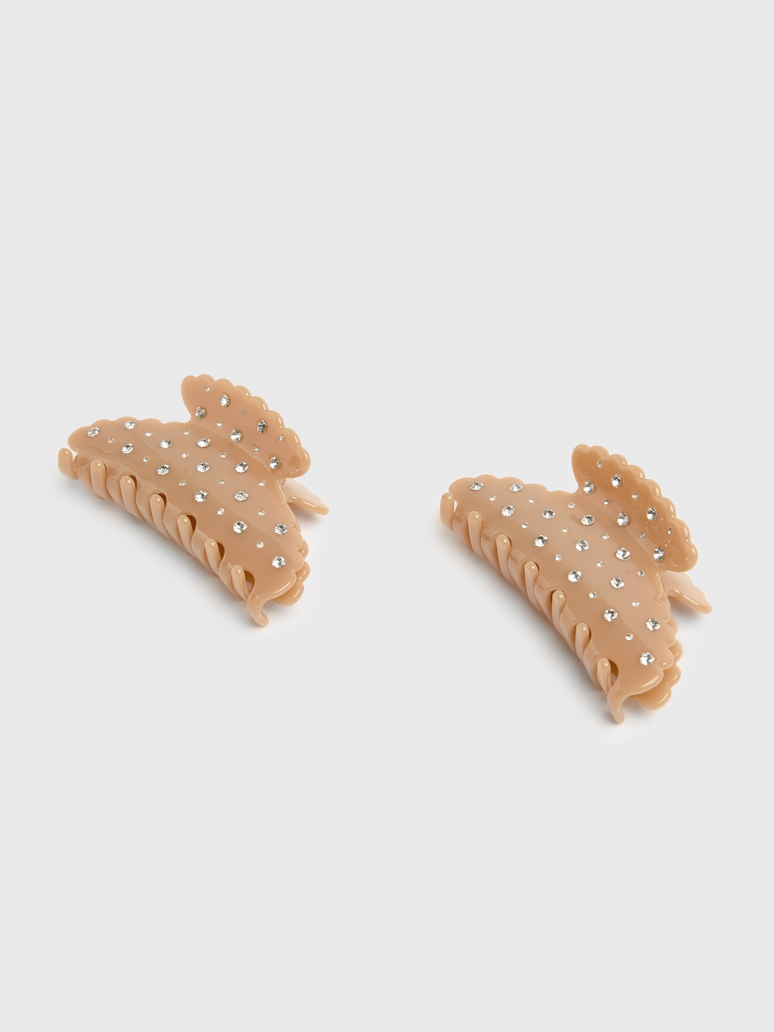 Loeffler Randall Yuri Rhinestone Hair Clip Set - Saint Bernard