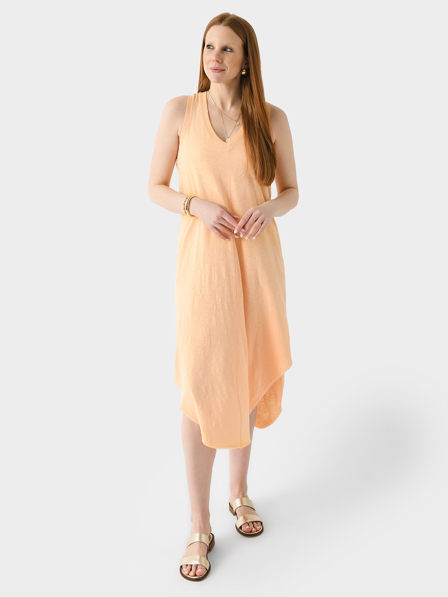 Z Supply Women's Reverie Slub Midi Dress - Saint Bernard