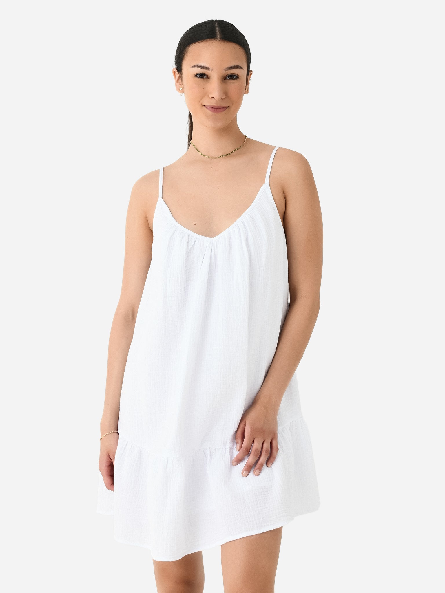 Z Supply Women's Amalia Gauze Mini Dress - Saint Bernard