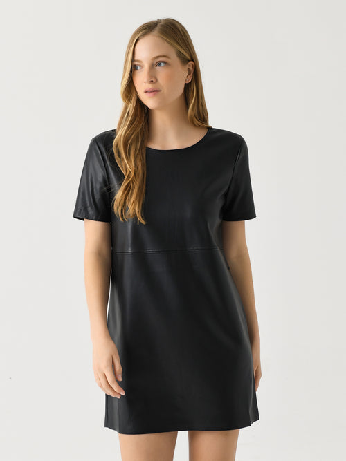 Z Supply Women's London Faux Leather Dress