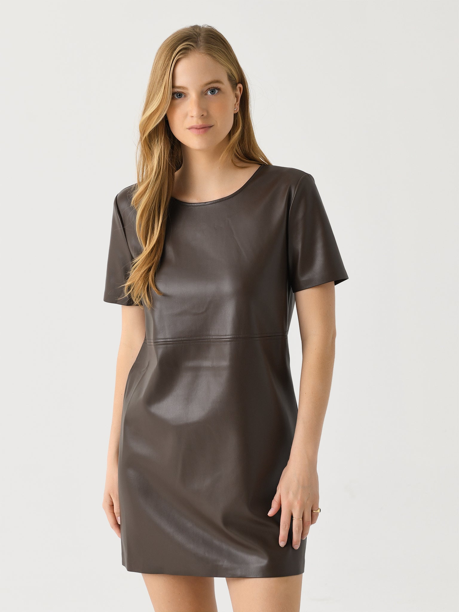 Z Supply Women's London Faux Leather Dress | $69.00 | Saint Bernard