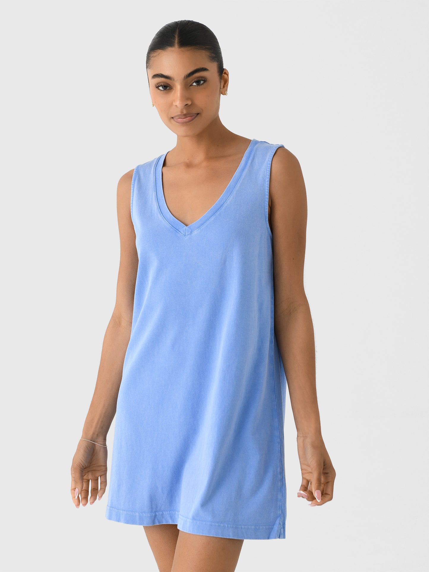 Z Supply Women's Sloane V-Neck Mini Dress - Saint Bernard