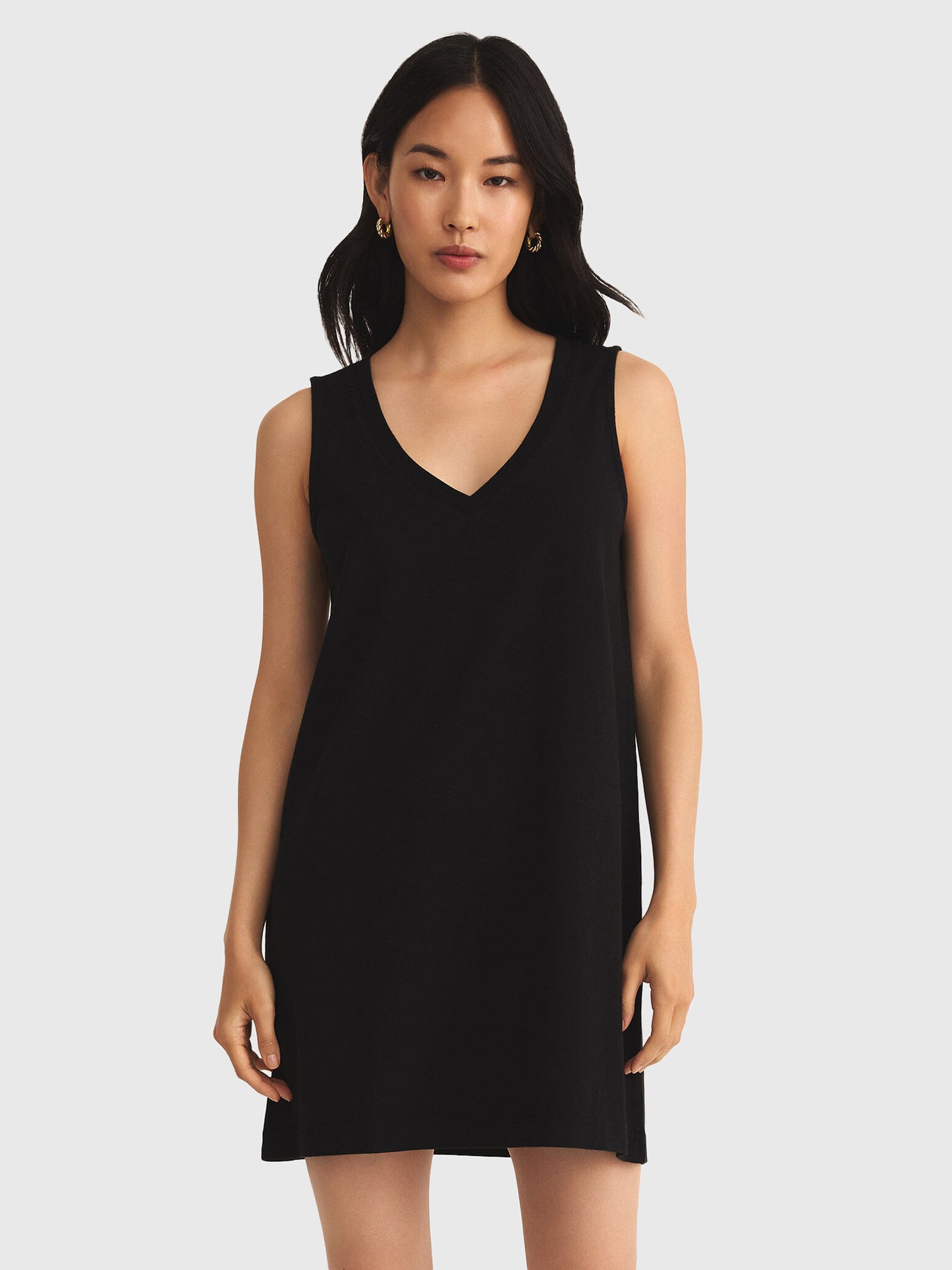 Z Supply Women's Sloane V-Neck Mini Dress - Saint Bernard