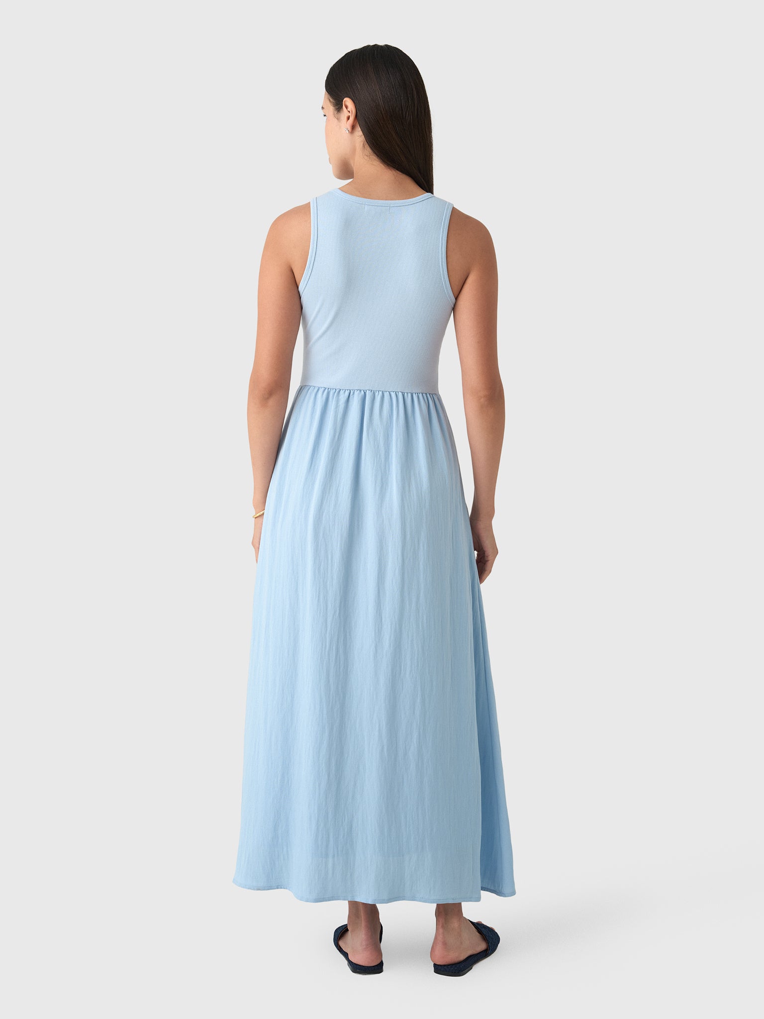 charlotte cocktail midi dress Z Supply Charlotte Midi Dress in Blue Light XS