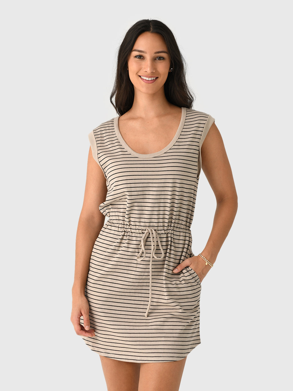 Z Supply Women's Dayshift Striped Mini Dress - Saint Bernard