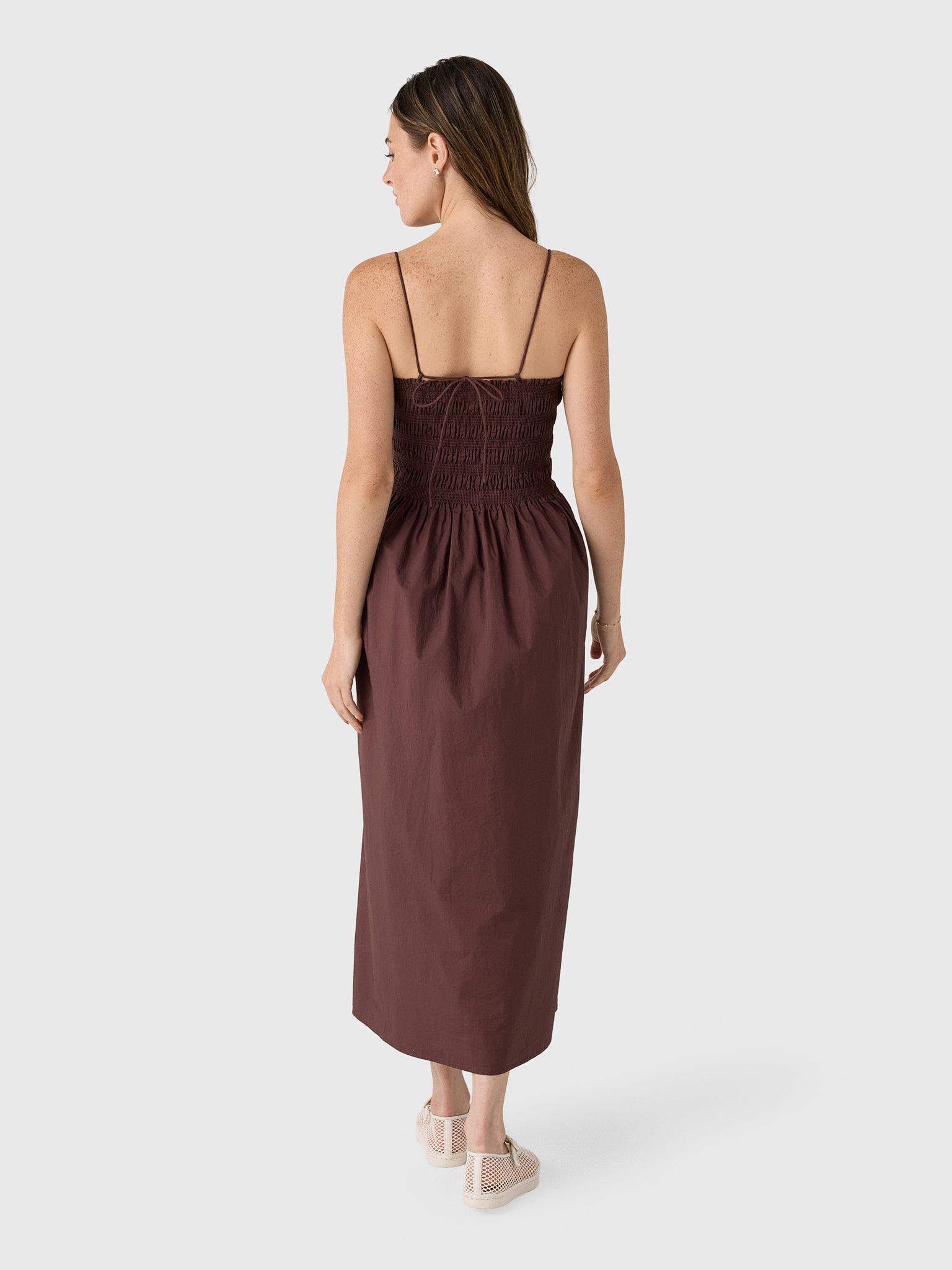Z Supply Women's Cornelia Poplin Maxi Dress - Saint Bernard