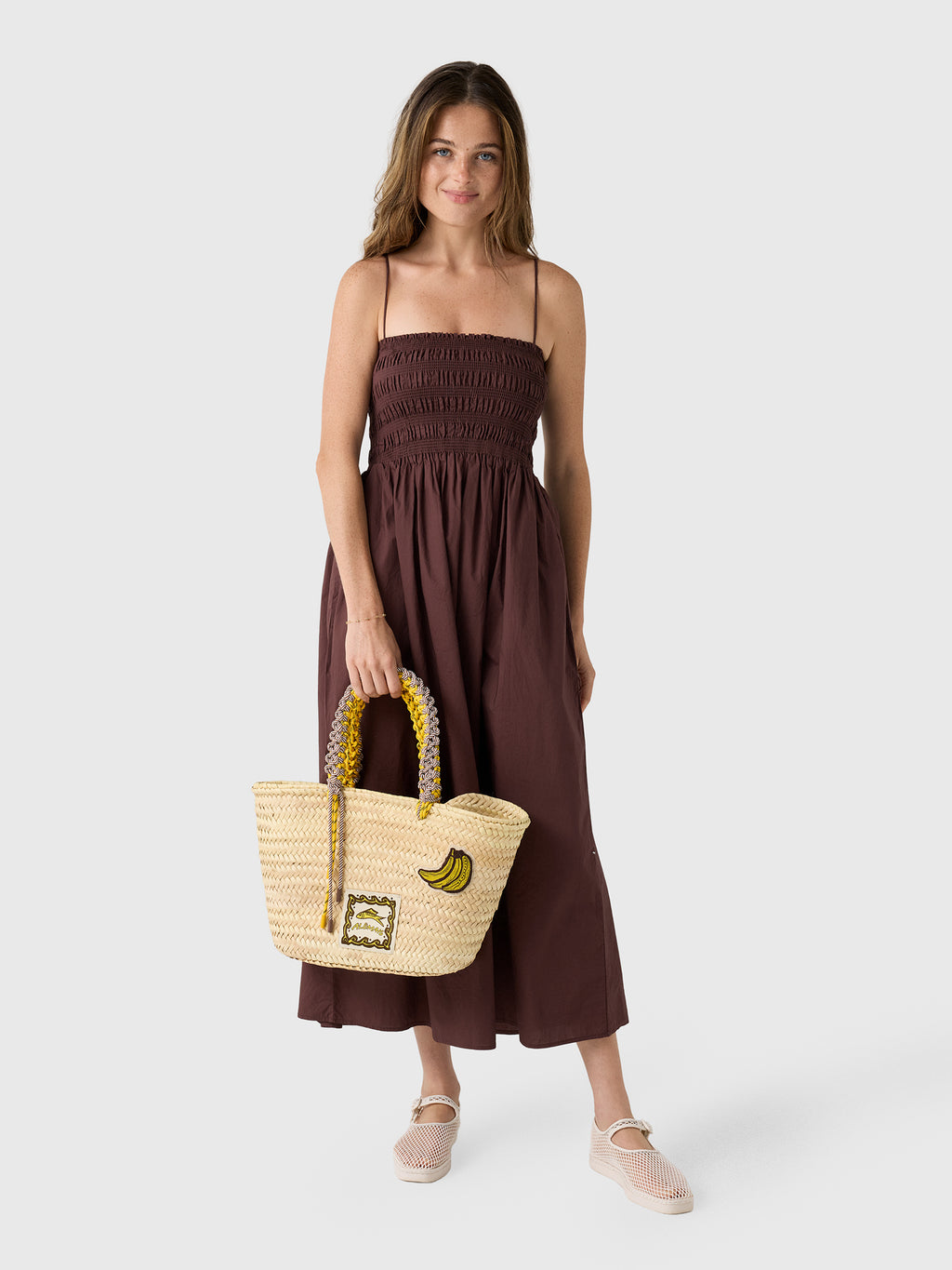 Z Supply Women's Cornelia Poplin Maxi Dress - Saint Bernard